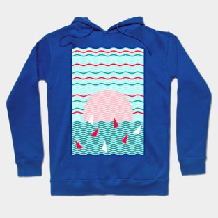 Hello Ocean - Pink Sails Hoodie